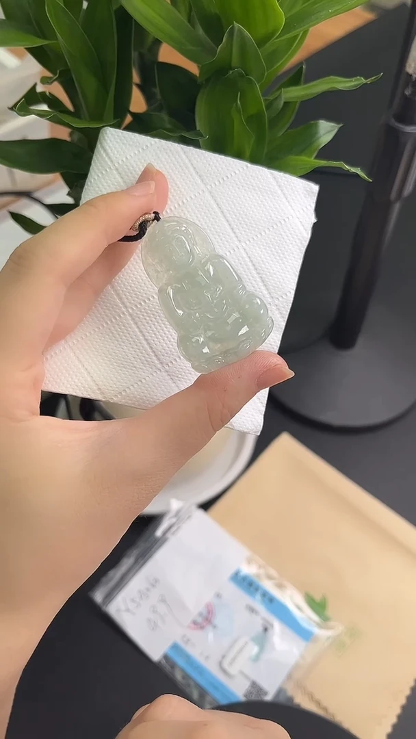 翡翠未镶嵌颈饰Y5A060观音