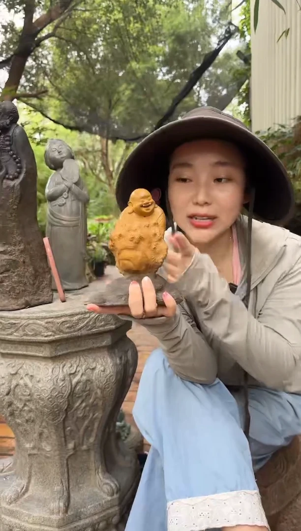 人造石桌面摆件弥勒