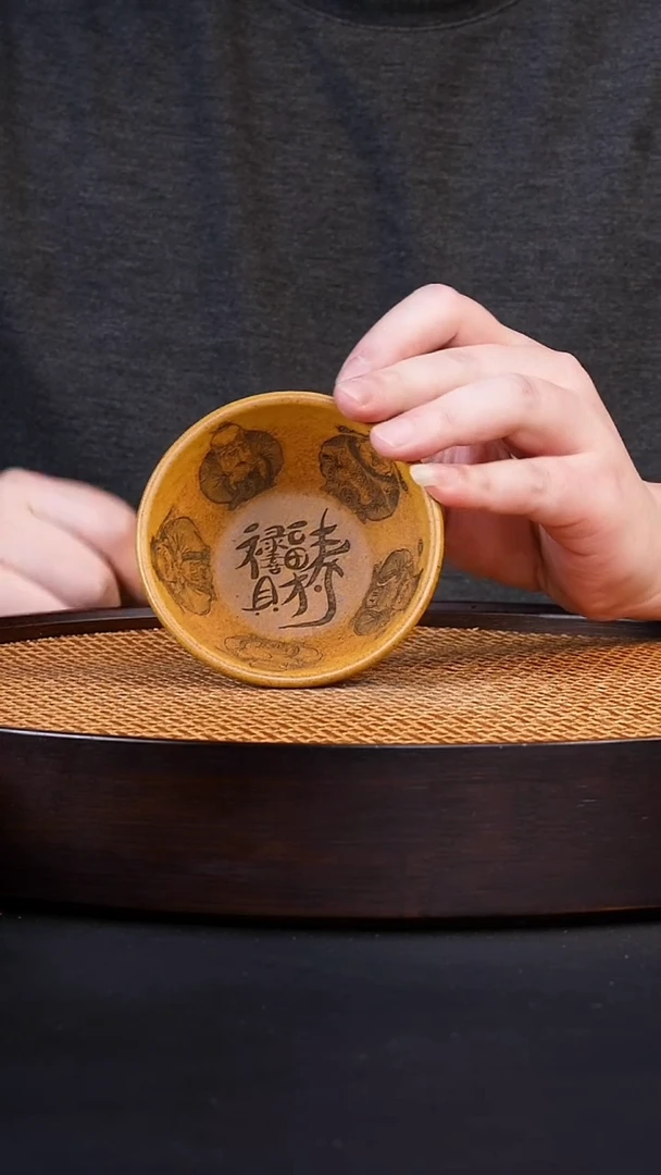 茶杯紫砂宜兴全手工原矿紫砂杯