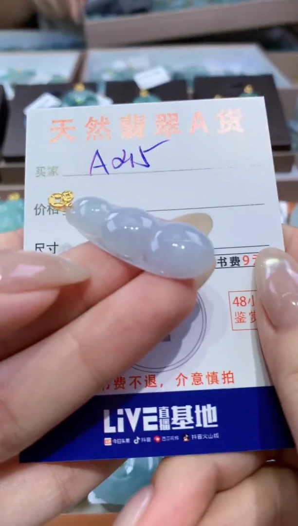颈饰未镶嵌翡翠天然缅甸翡翠A货挂件