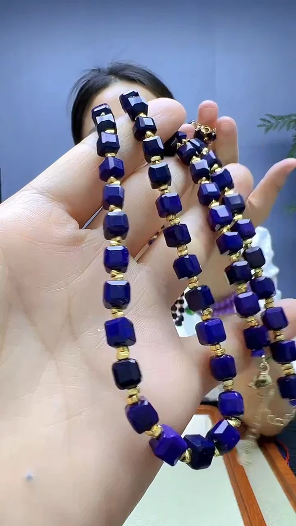 静柏甄选diy严选方糖项链