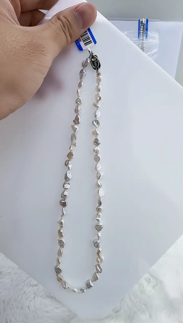 未镶嵌淡水珍珠DA珍珠项链 d019