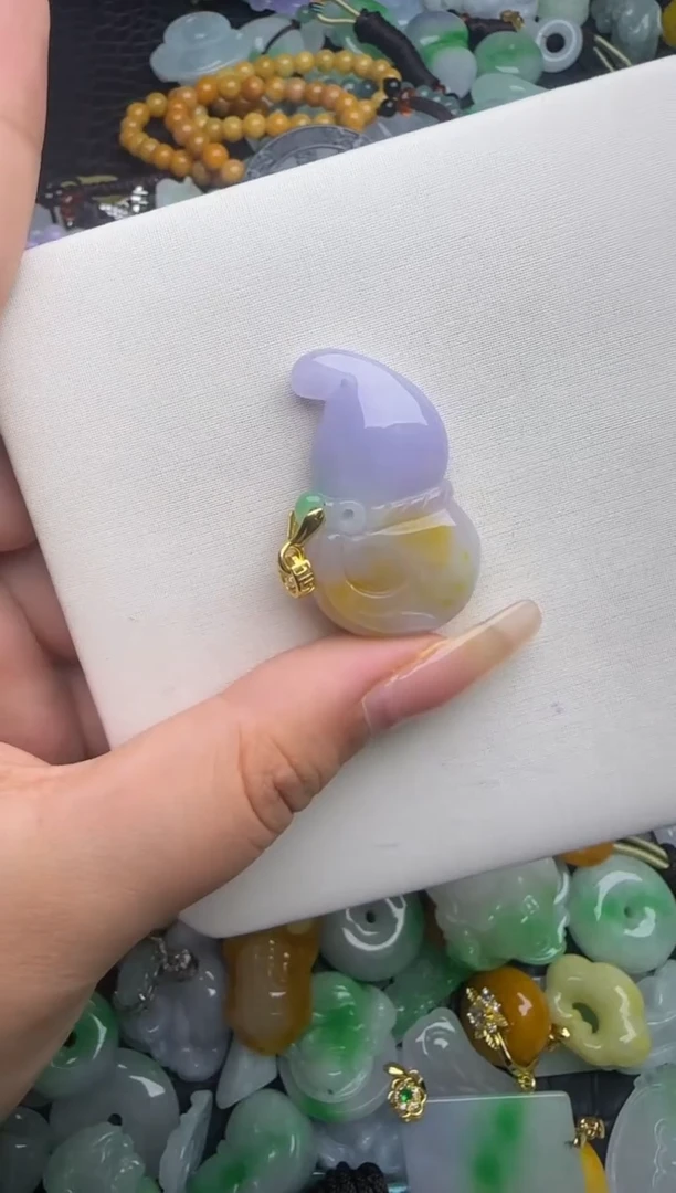 翡翠未镶嵌颈饰天然缅甸翡翠吊坠