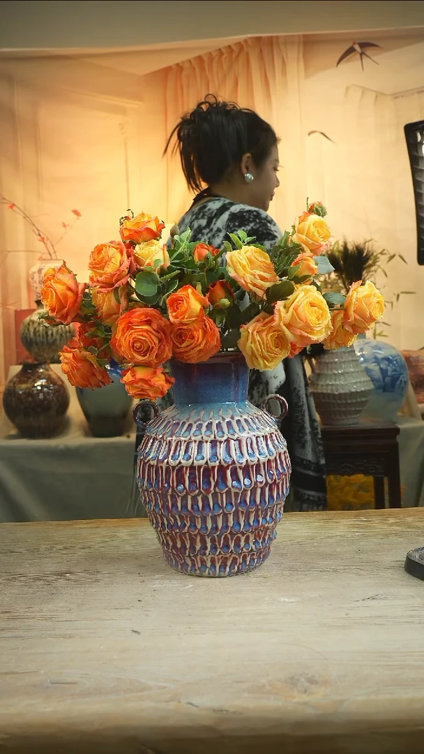 高度28口径11陶瓷花瓶