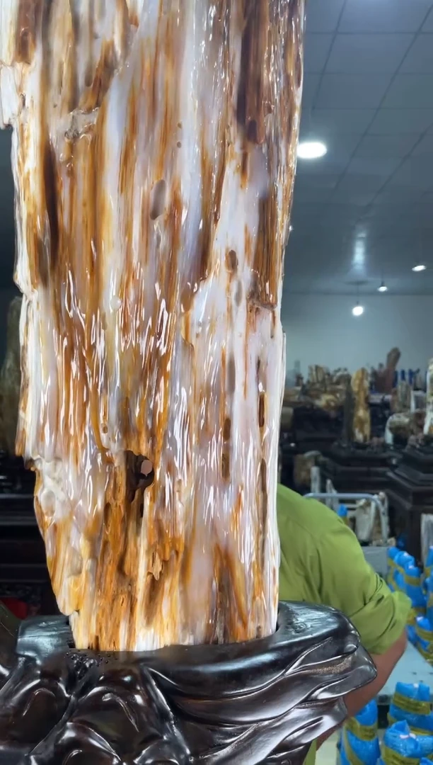 硅化玉摆件未镶嵌24