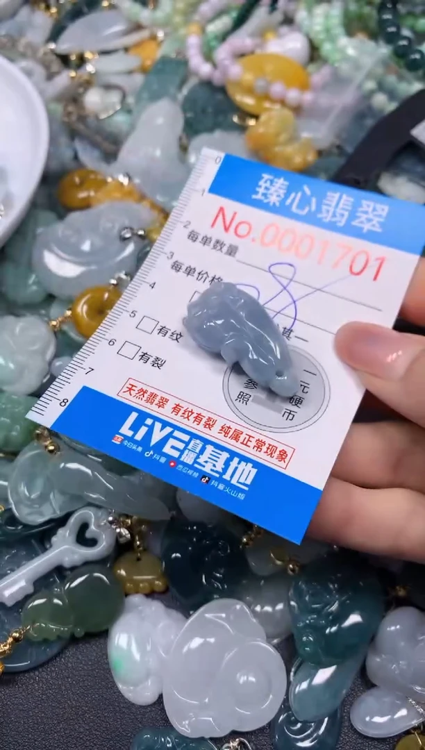 【闪购商品】翡翠颈饰未镶嵌含绳0001701