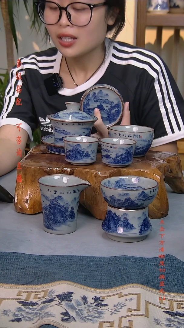 简装家用款7件套 老陶泥开片纹陶瓷茶具
