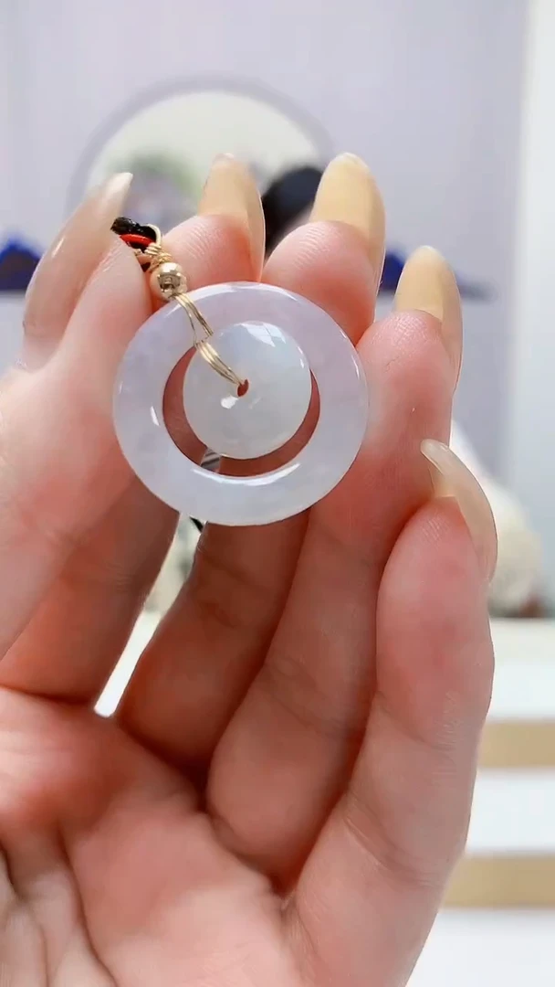 颈饰未镶嵌翡翠4852MM-jj挂件1