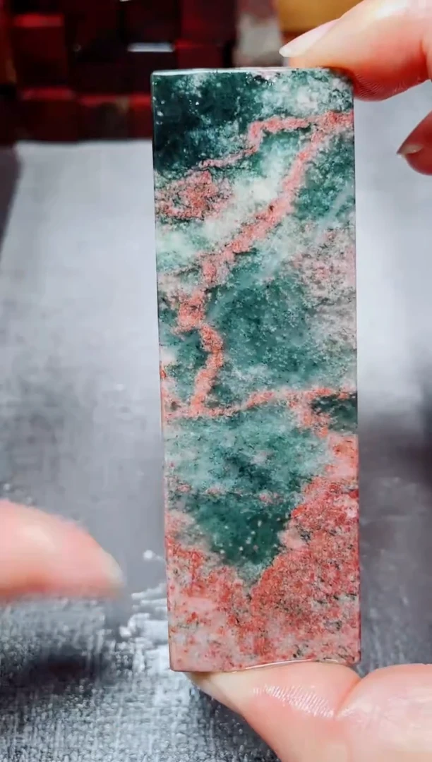 玉桂林鸡血玉素章--26