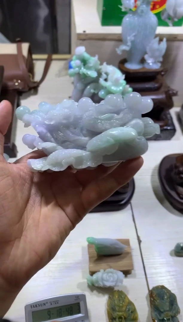 未镶嵌挂件翡翠落***情翡翠摆件