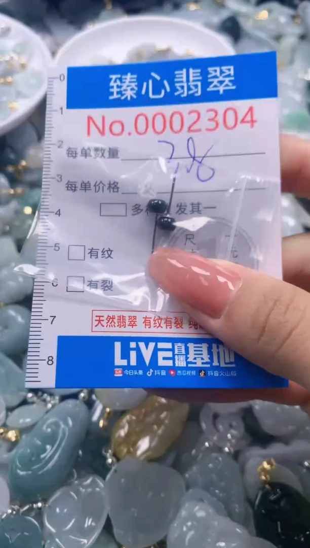 翡翠未镶嵌颈饰2304