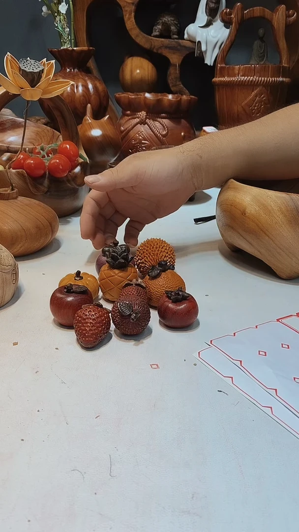 香樟木A12原木水果10件套