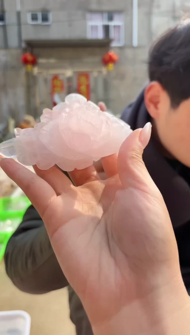 【闪购商品】水晶摆件未镶嵌摆件粉水晶355