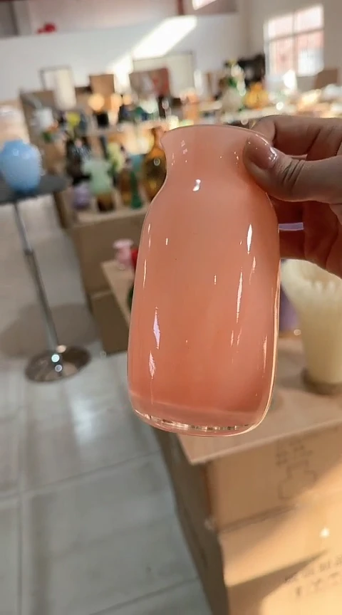 【闪购商品】玻璃奶橘色