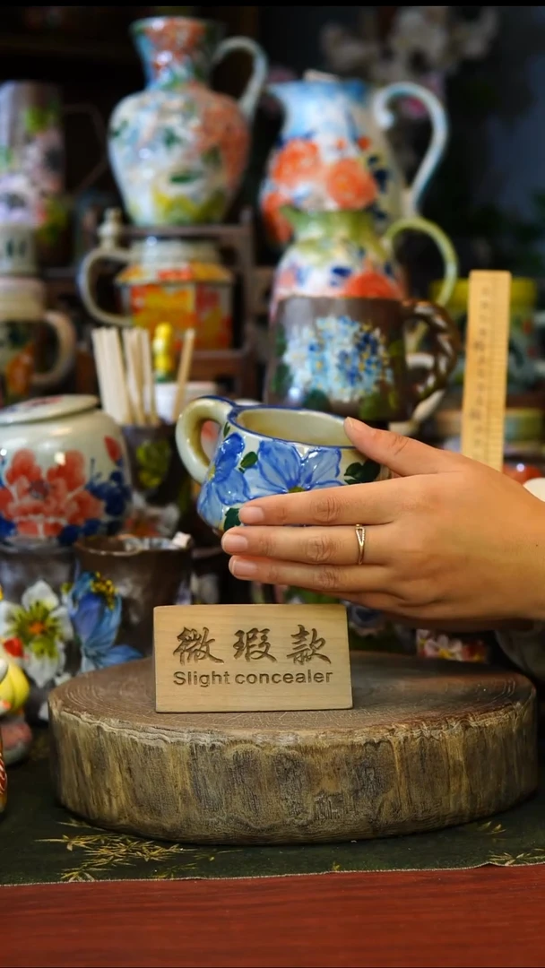 陶瓷107景德镇手工手绘釉下彩