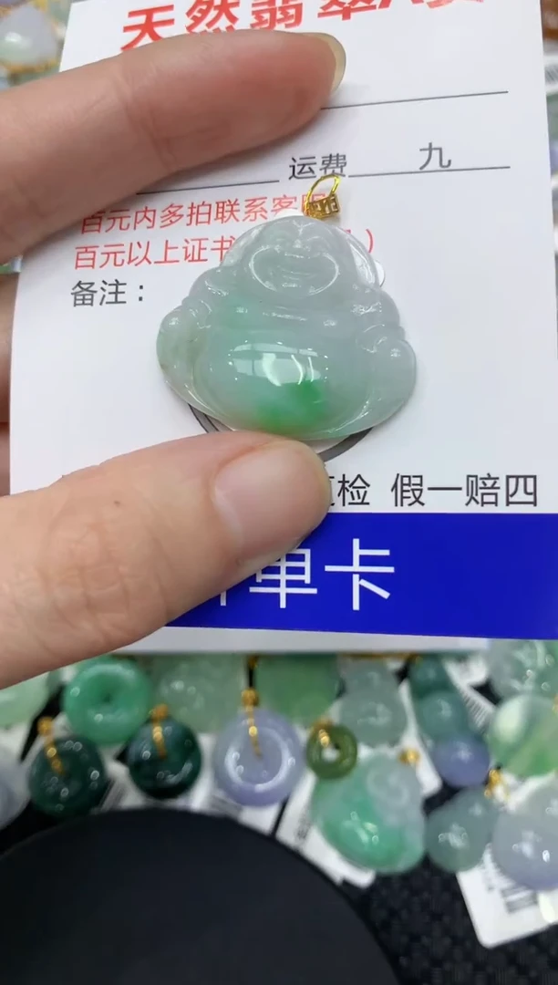 【闪购商品】翡翠颈饰18K金镶嵌111111111
