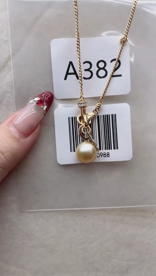 【闪购商品】海水珍珠套链银S925镶嵌A382