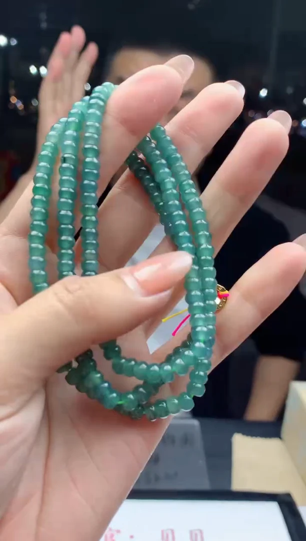 颈饰未镶嵌翡翠天然A货翡翠多样性发其一