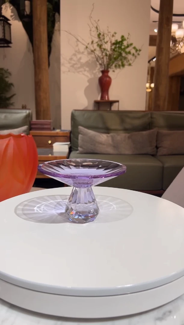 【闪购商品】摆件A22紫罗兰坚果碟摆件