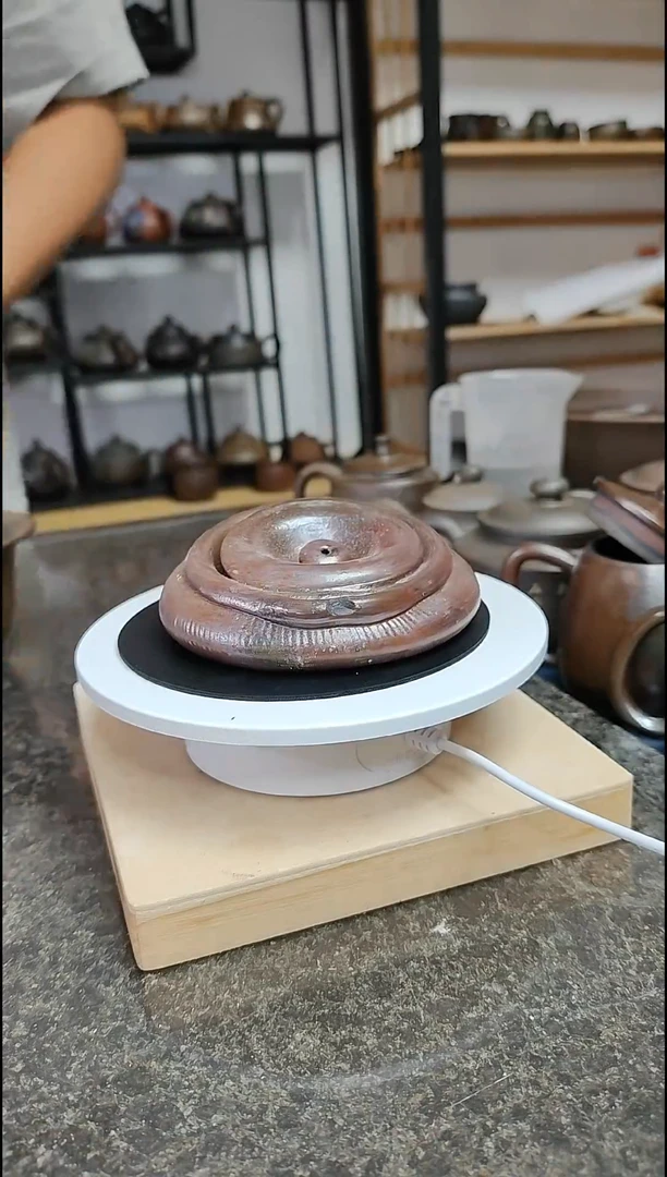 艺术陶 烧塌 手抓壶 瑕疵 介意勿拍