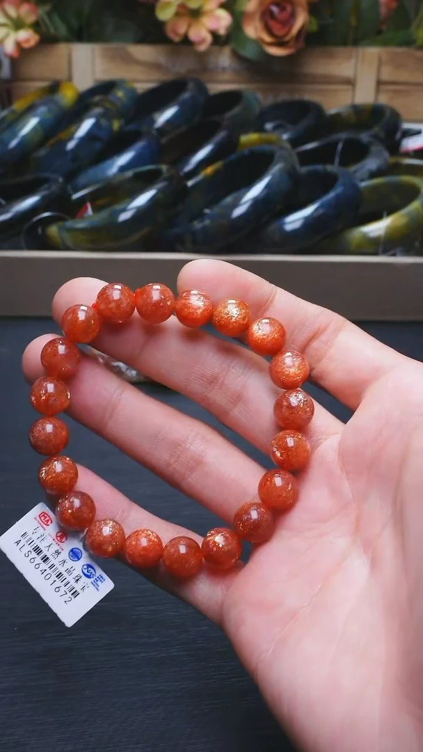 【闪购商品】长石L008金太阳单圈9mm未镶嵌多样性发其一