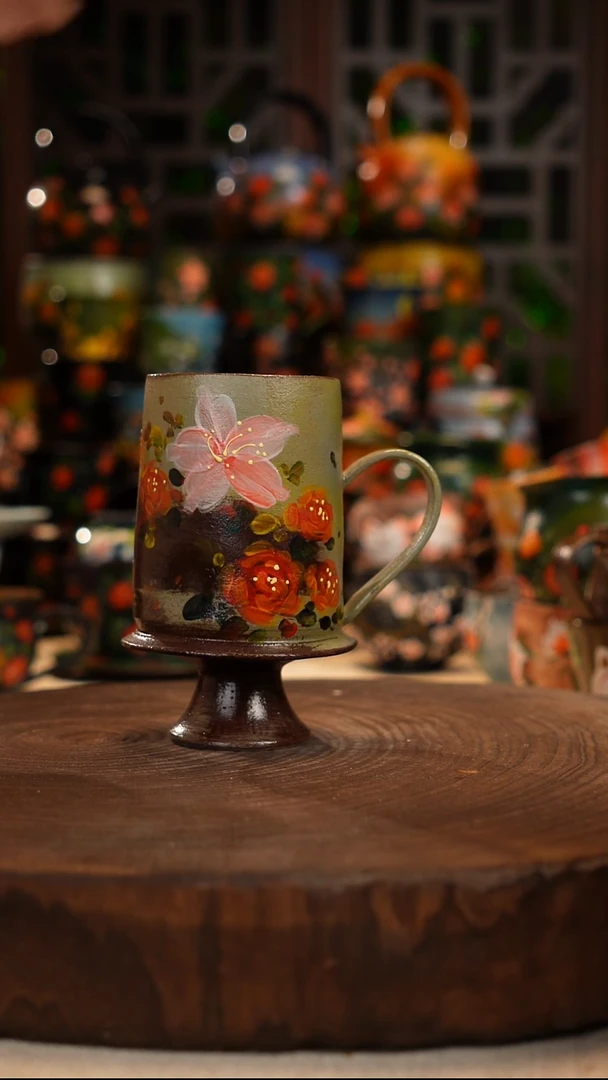 油画 手绘 釉下彩