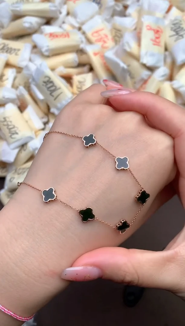 【闪购商品】翡翠手链18K金镶嵌—