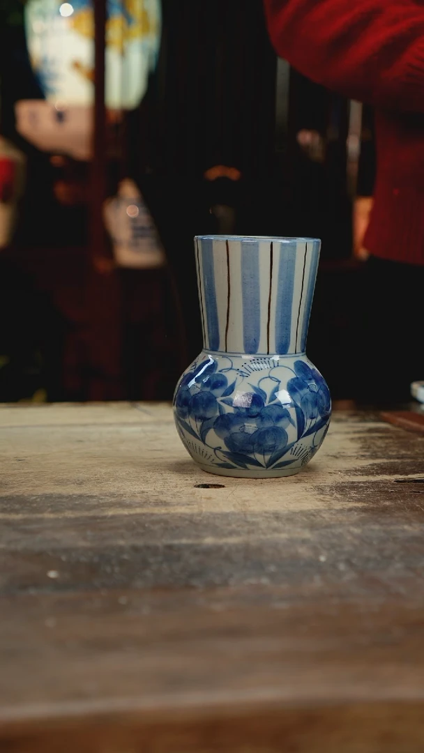 【闪购商品】瓷片景德镇纯手工釉下彩精品花瓶