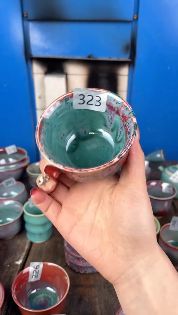 【闪购商品】摆件钧瓷窑变精品茶器