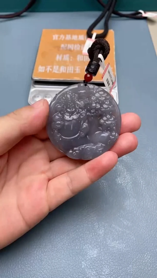 和田玉未镶嵌颈饰4