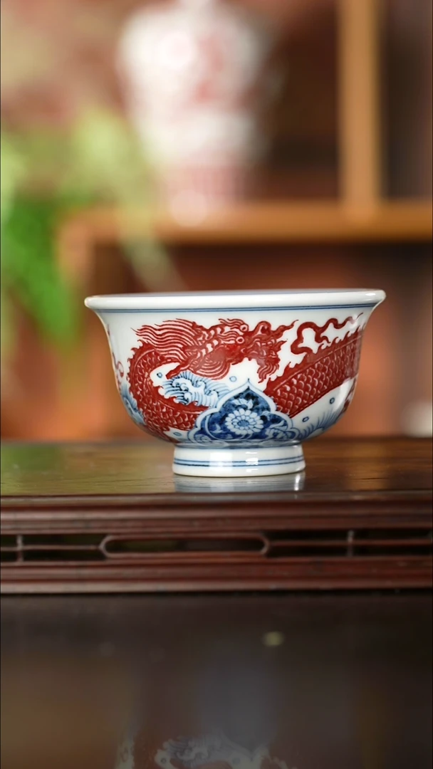 你****猜景德镇釉里红茶器