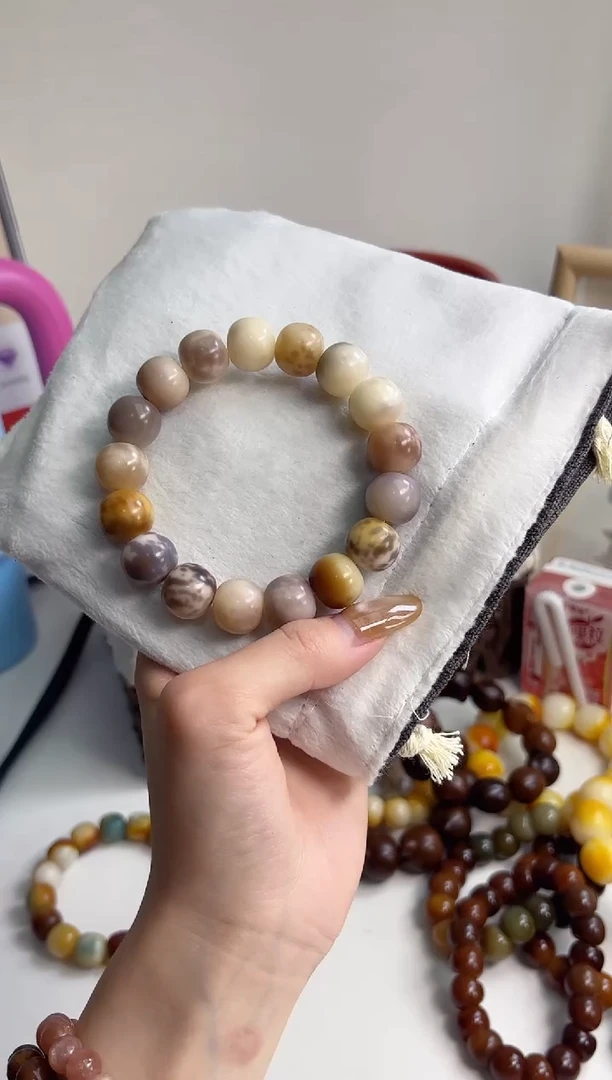 手串菩提根/象牙果沐k22紫美人干磨苹果13*14mm手串