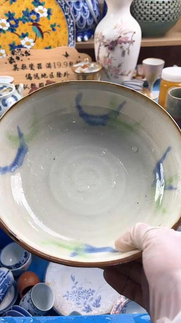 瓷片小*英歌瓷器满19.9包邮