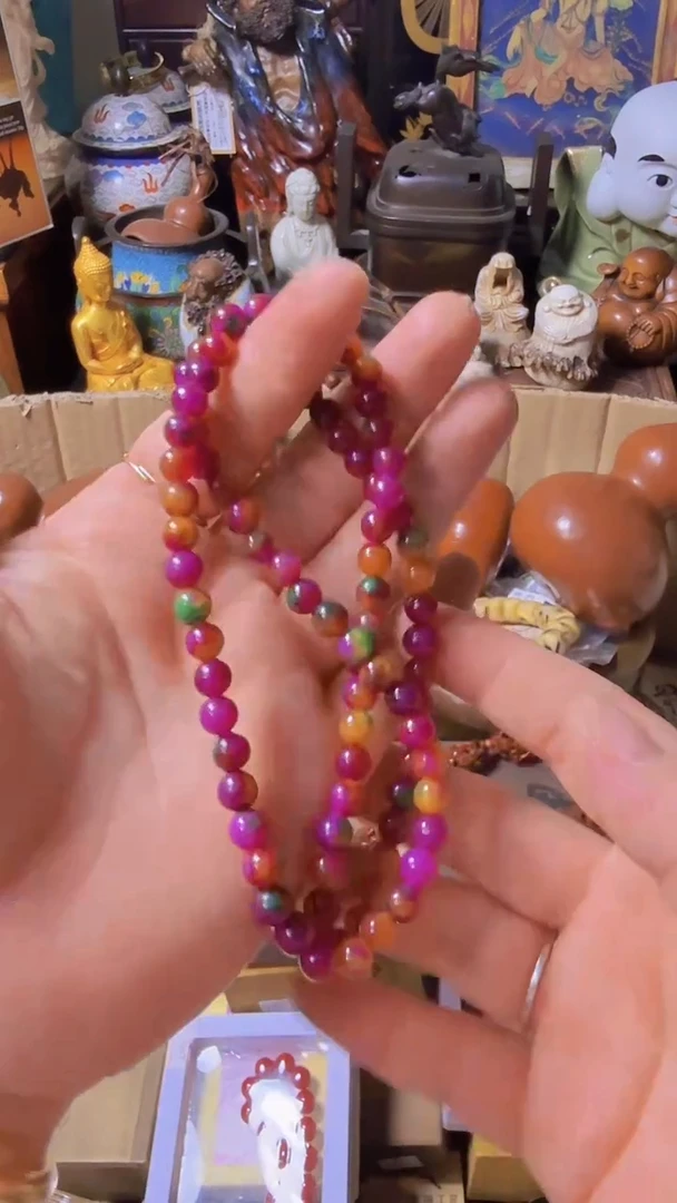回流直播间手把件摆件瓷器