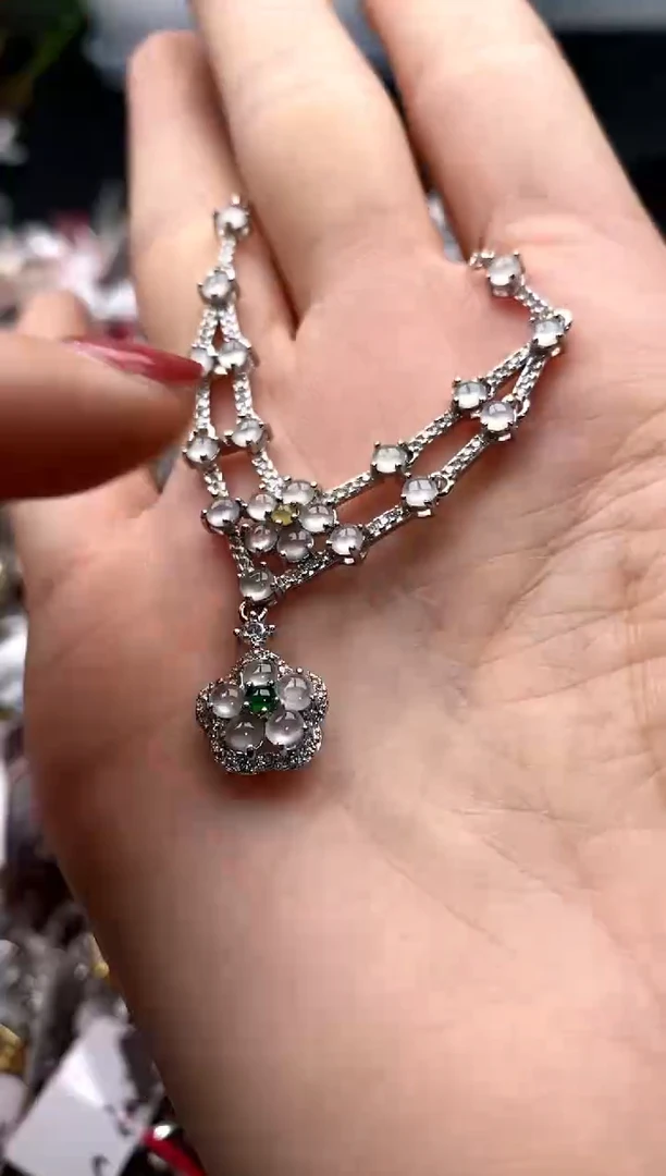 【闪购商品】翡翠戒指银S925镶嵌33333333     5