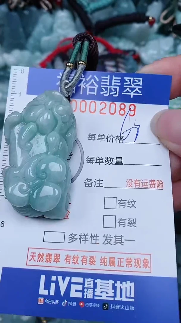 翡翠未镶嵌颈饰...0002089