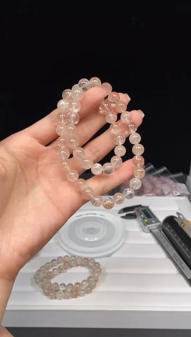 水晶手链未镶嵌124编号多样性发其一