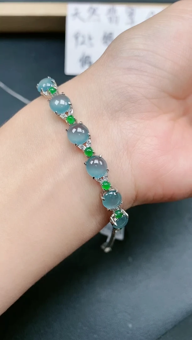 翡翠戒指银S925镶嵌11111