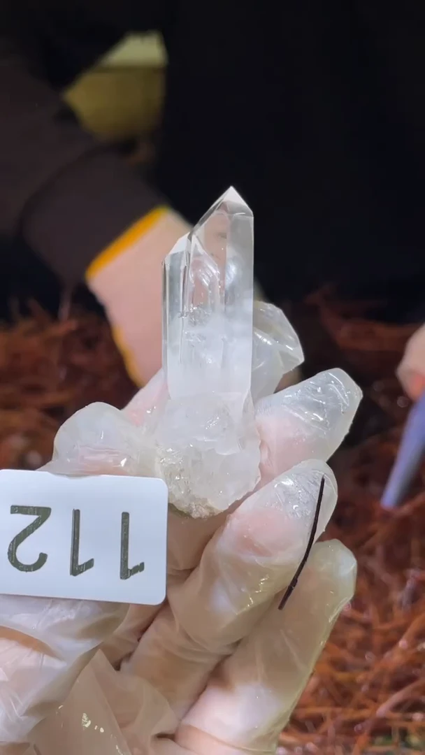 未镶嵌珠宝半成品水晶晶簇-112