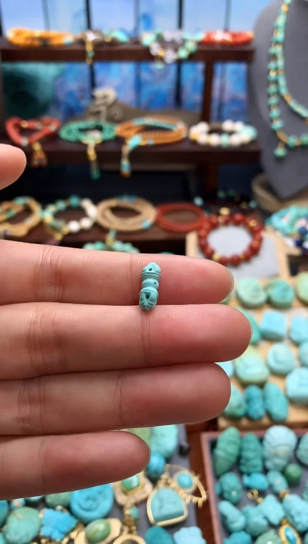 未镶嵌绿松石挂件杵杵