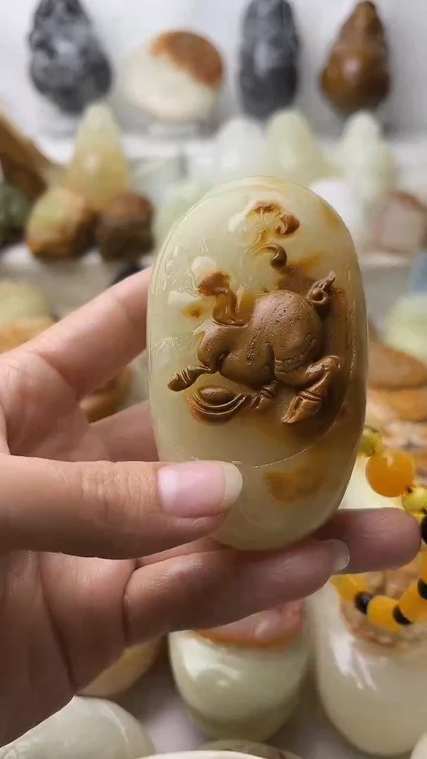 石材古青石棉纹正常不退换猪微瑕