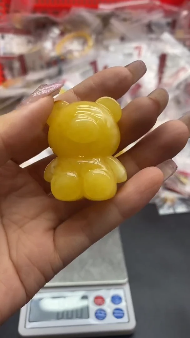 琥珀未镶嵌珠宝奇石E***娃1722