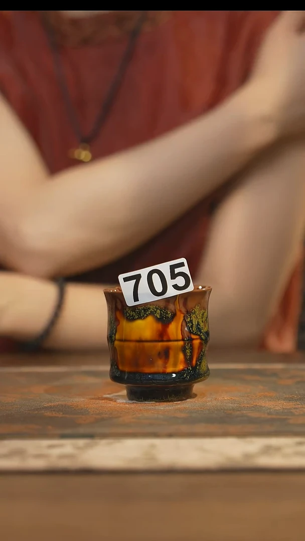 陶瓷茶器茶具主人杯705微瑕