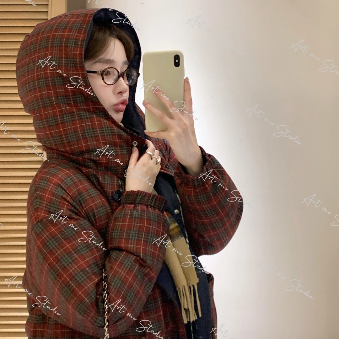 【ART ME】圣诞系三星安心可溯源90白鸭双面穿羽绒服w10022g1r