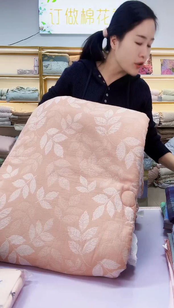 棉双层纱秋冬被