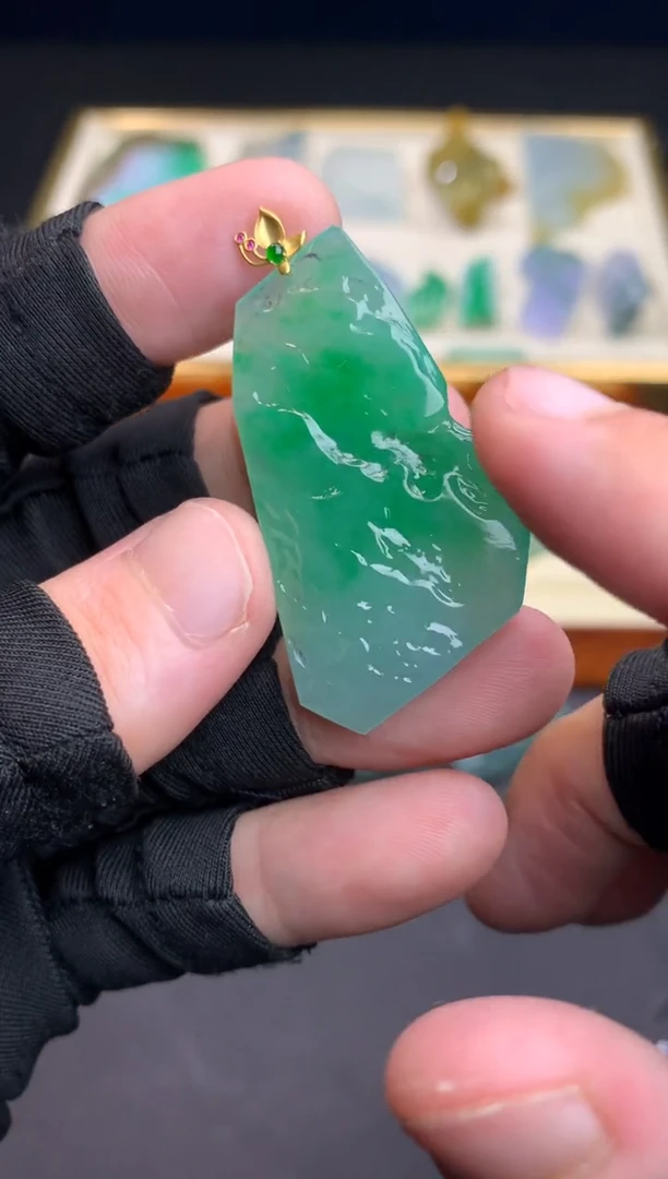 定制翡翠未镶嵌天然翡翠裸石 （含工费）