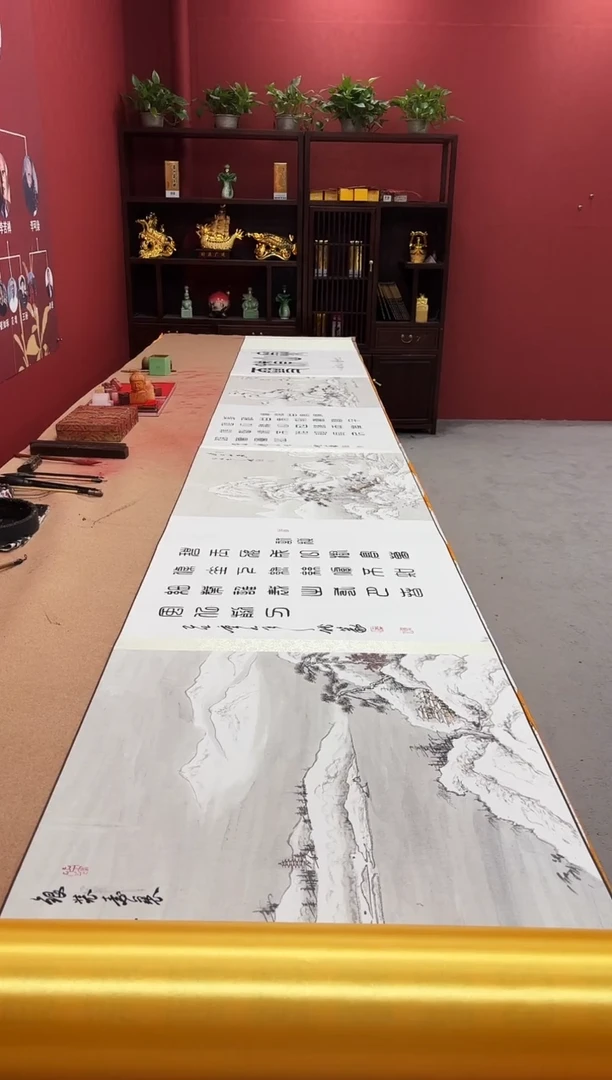 国画王秘老师国画作品10大长卷