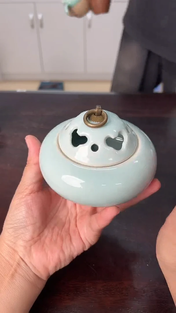 龙泉云间青瓷小米茶器