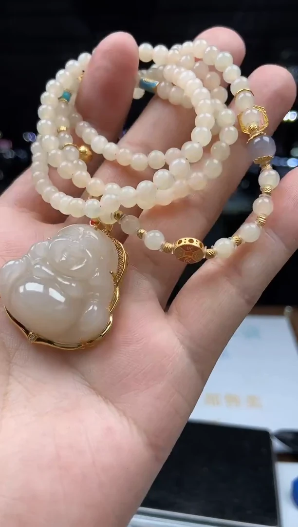 定制和田玉天然和田玉拍一发一BJJ1374