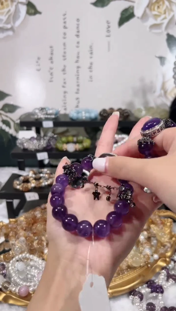 【闪购商品】水晶手链未镶嵌天然水晶默认微瑕 多样性发货发起一